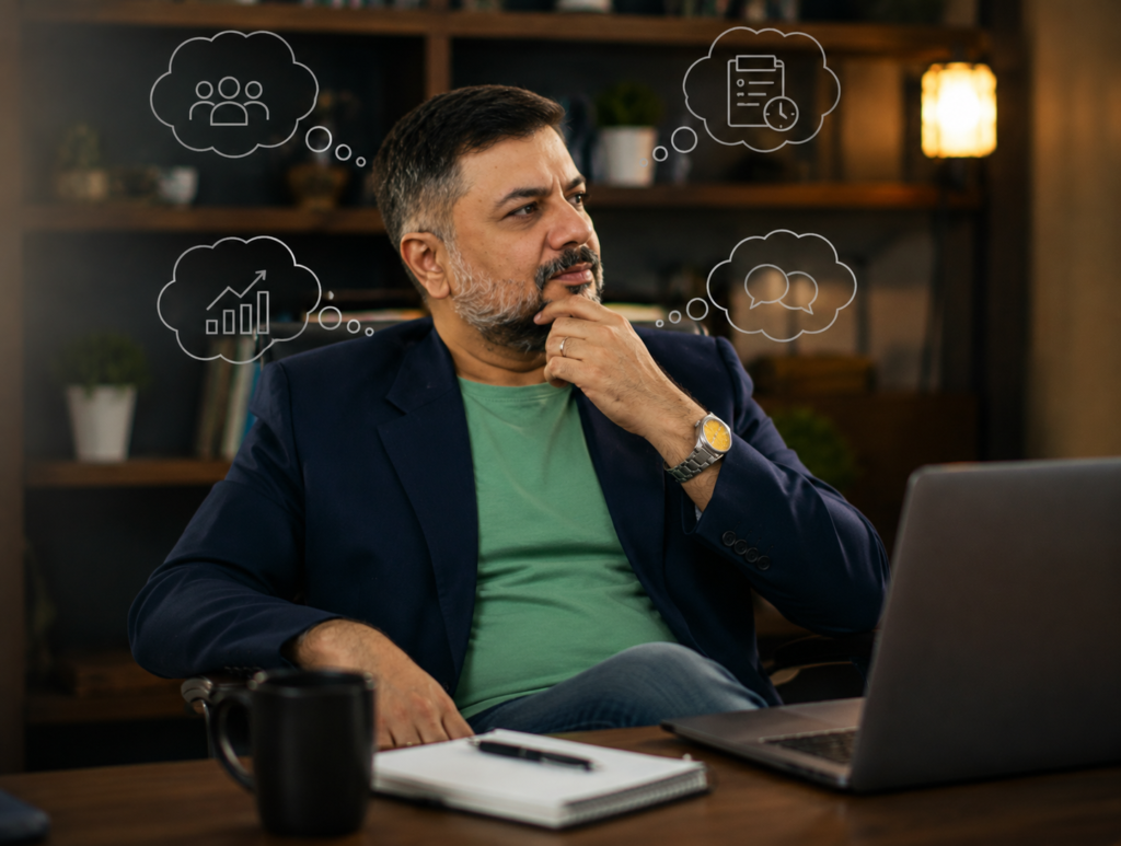 A leader strugles to delegate tasks