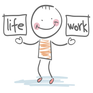 work: Download Happy Work Life Balance Clipart PNG