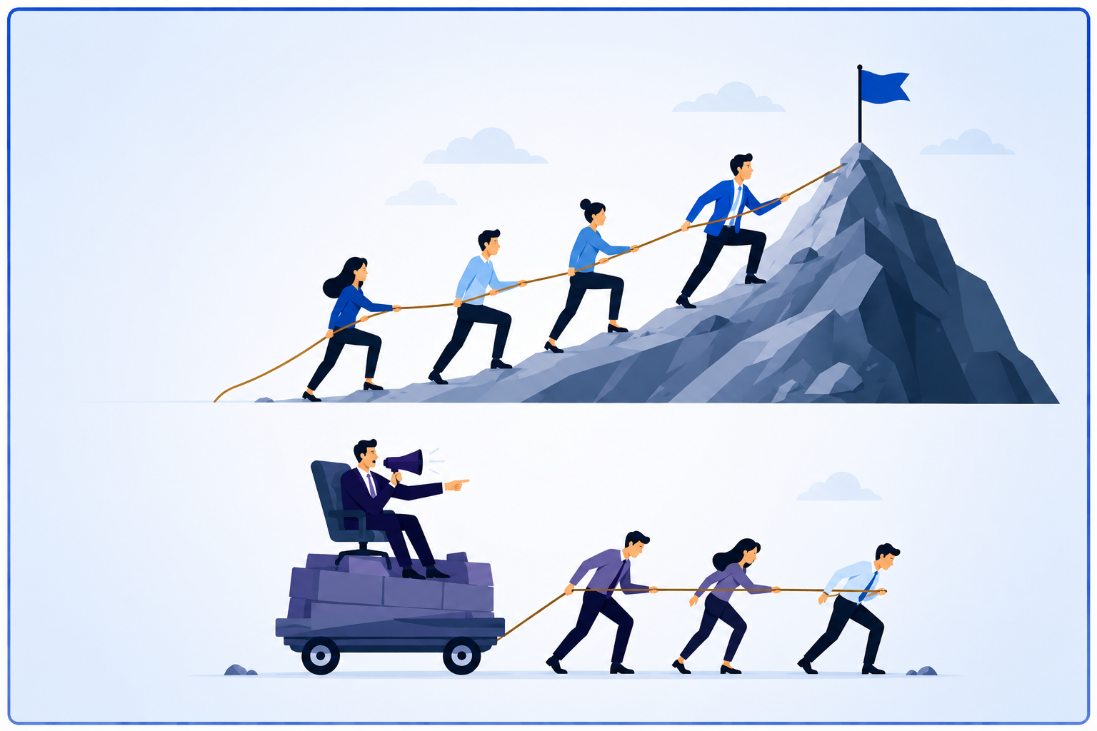 How a leader is different from a boss