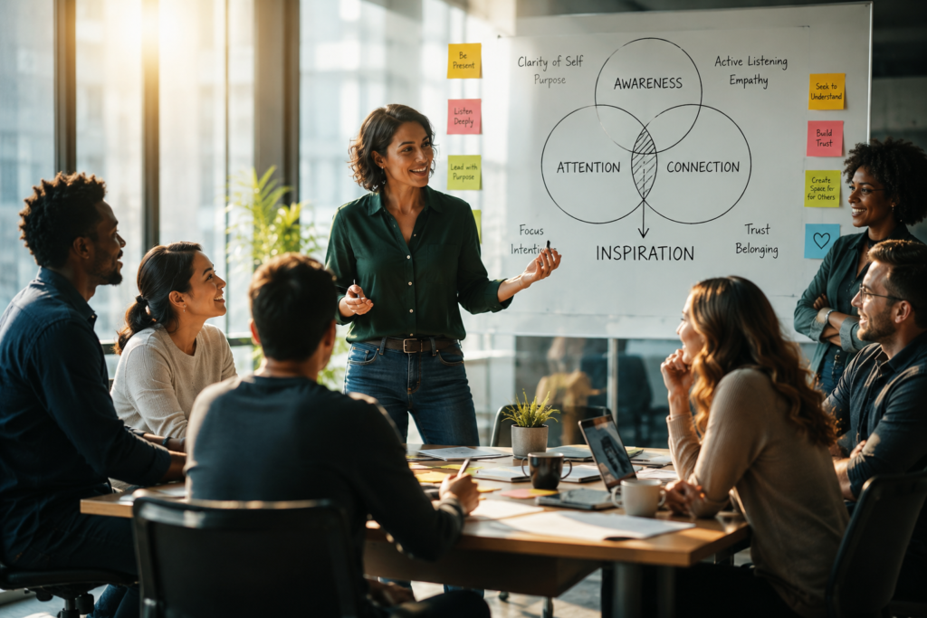 Inspiration is the natural outcome of consistent leadership qualities practised over time. 