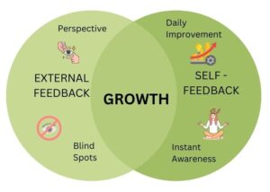 If external feedback is the dessert, Self-feedback is the daily bread. It is what keeps you nourished and growing, regardless of who is watching.