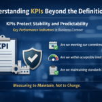 KPI is a measurable indicator that shows whether a critical part of the organisation is performing as expected.