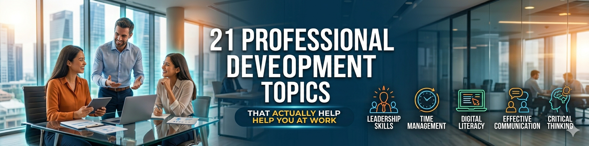 21 Professional Development Topics That Actually Help You to grow in your career