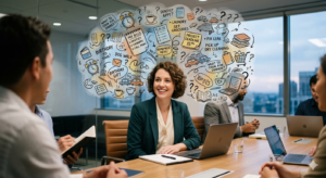 When we experience negative emotions within and without being able to resolve them we try to show a smiling face