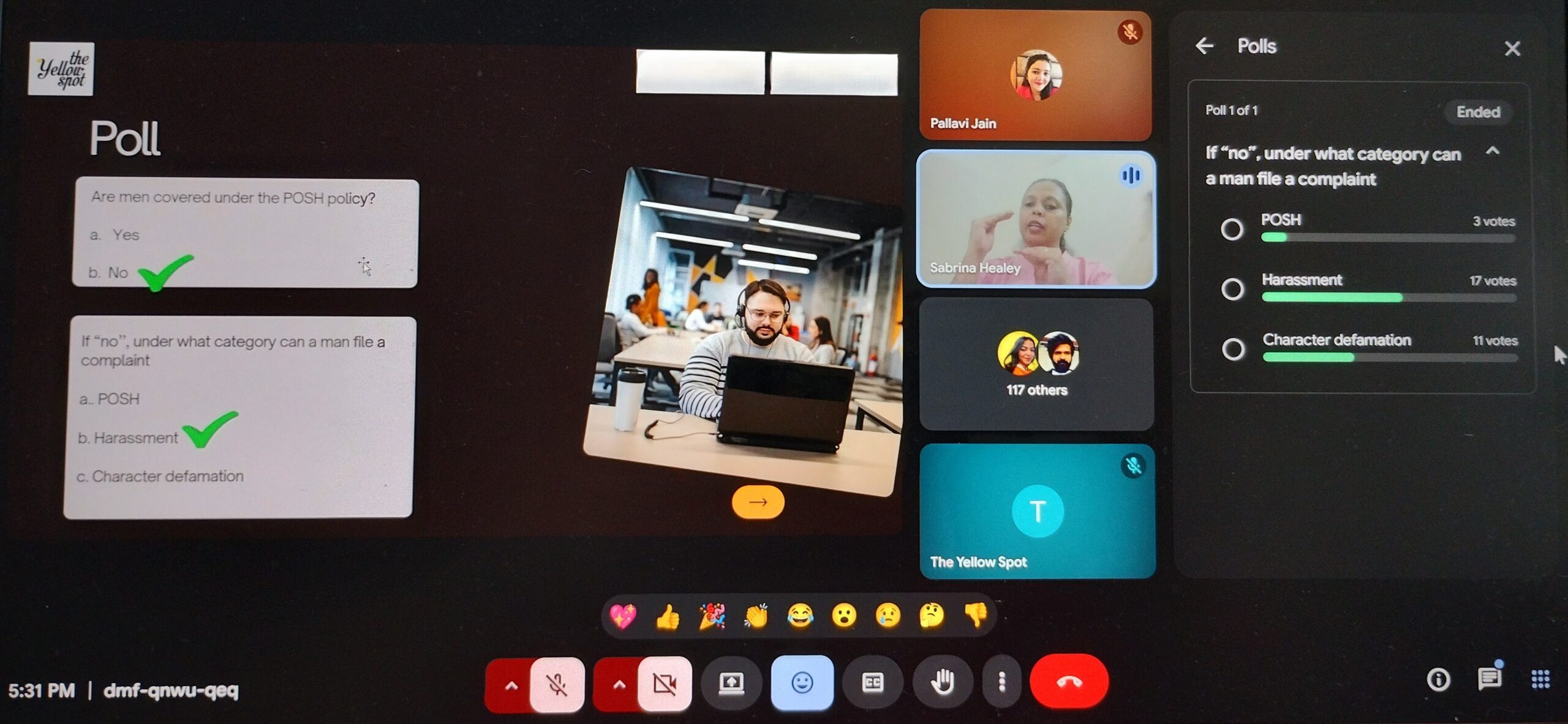 A virtual POSH Training