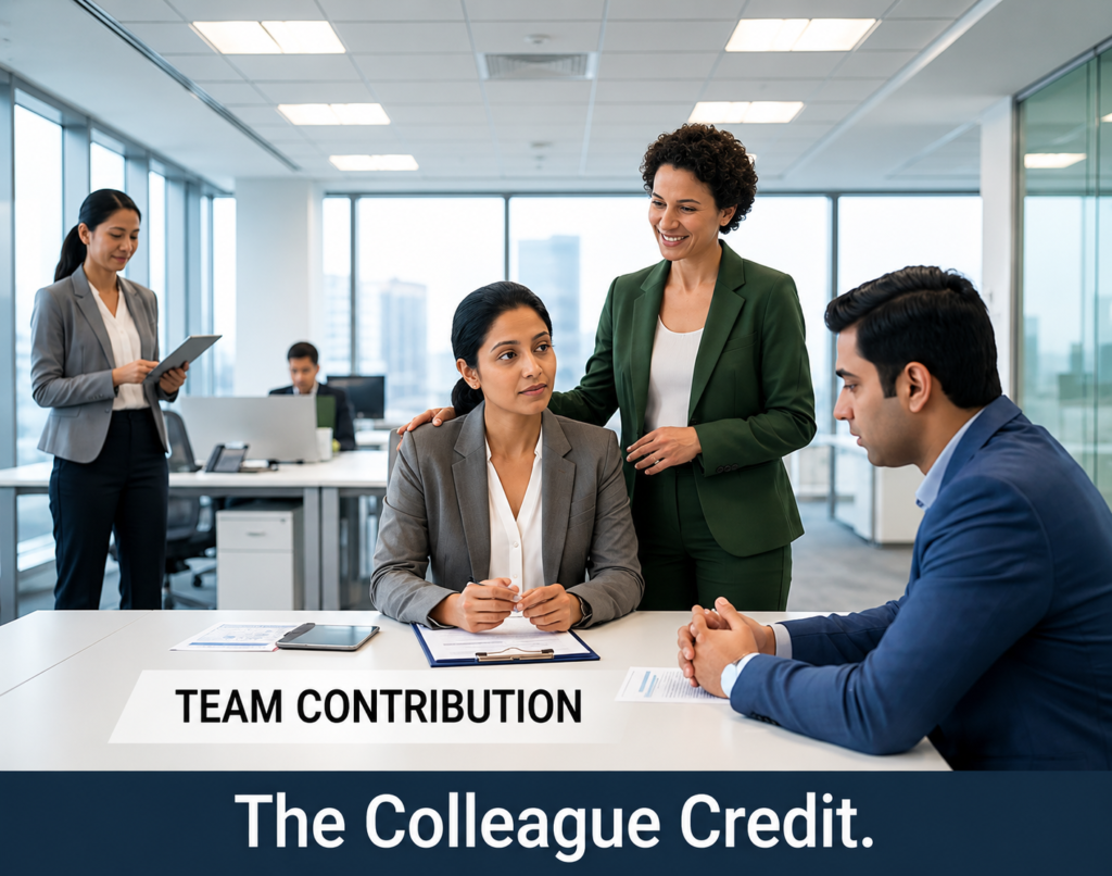 How an emotionally intelligent manager can deal with a collegue who takes credit for the teams work