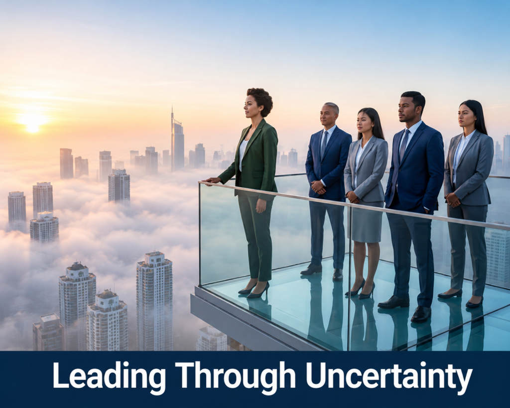 EmotionalIy intelligent person would be honest about what is unknown, clear about what is within control and grounded in their belief in the team's ability to navigate it.